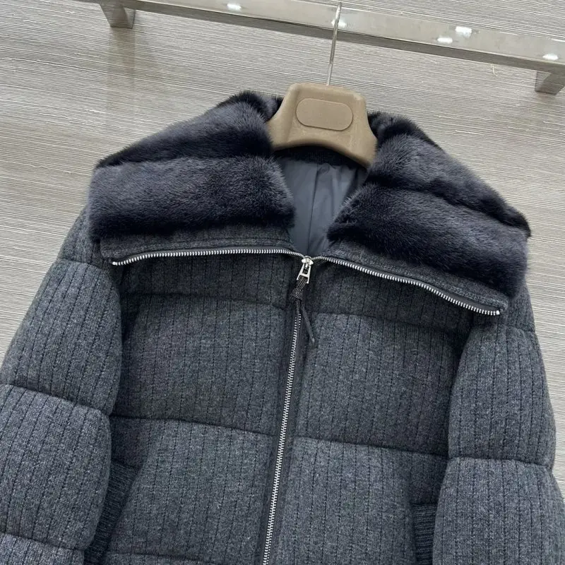 Loro Piana Куртка кашемировая женская на пуху — Фото 2