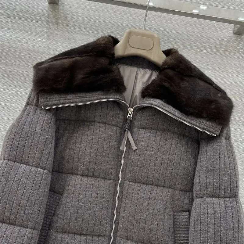 Loro Piana Куртка кашеміру жіноча на пуху — Фото 2