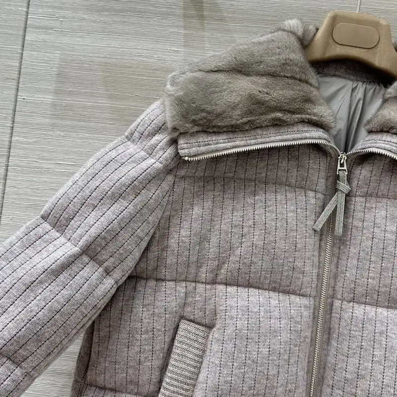 Loro Piana Куртка кашемировая женская на пуху — Фото 3