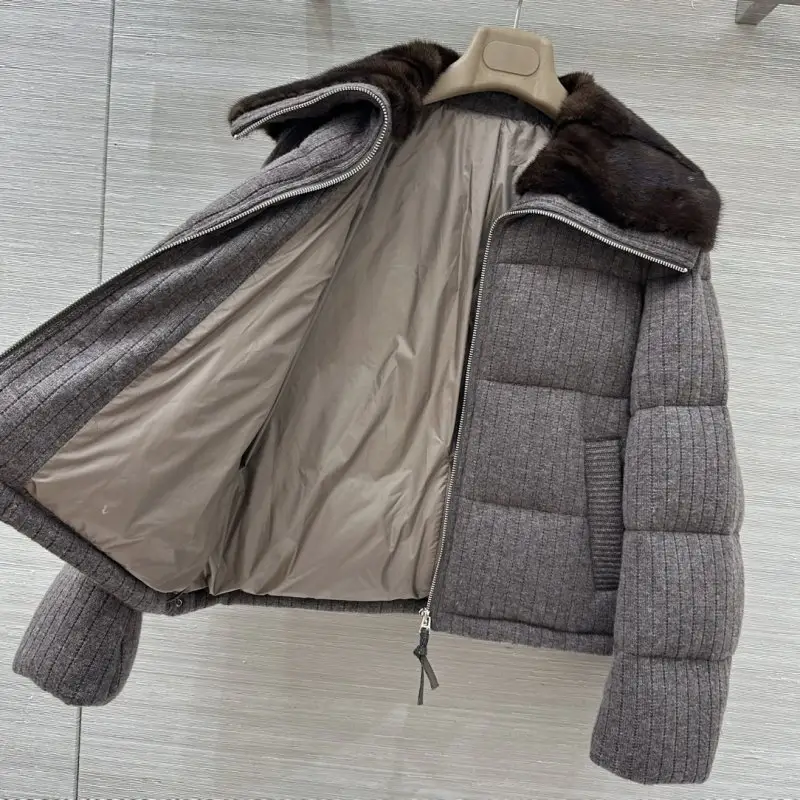 Loro Piana Куртка кашеміру жіноча на пуху — Фото 5