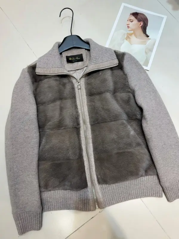 Loro Piana — Куртка пуховик з кашеміру і норкового хутра