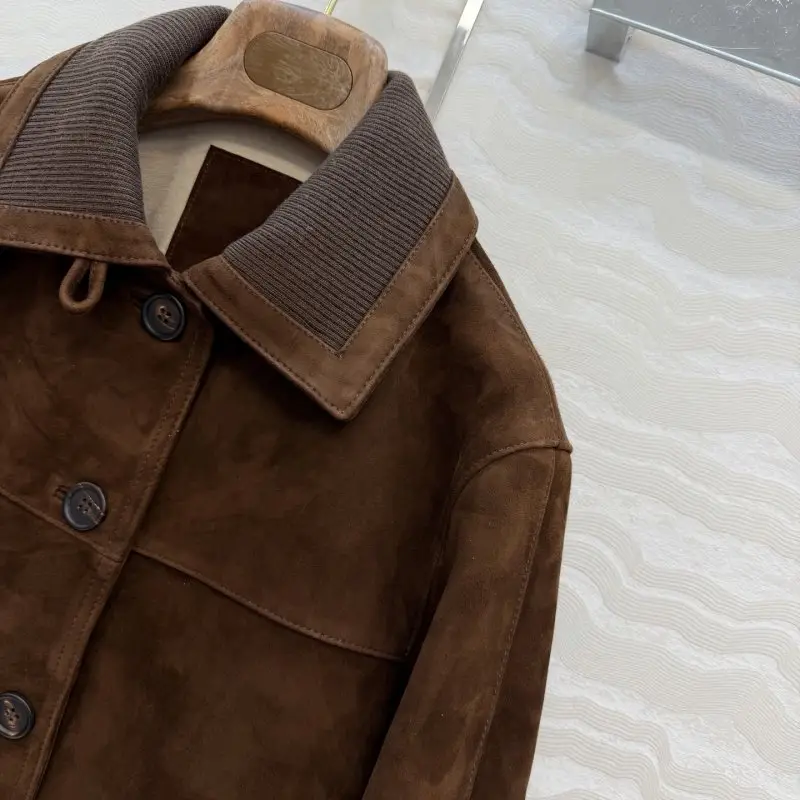 Loro Piana Куртка кожаная женская — Фото 3