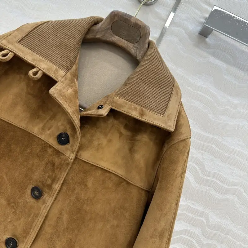 Loro Piana Куртка шкіряна жіноча — Фото 3