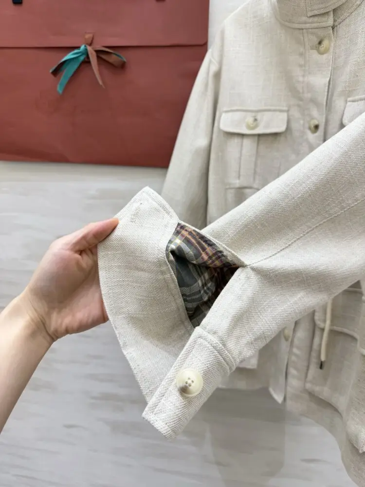 Loro Piana Куртка лляна жіноча — Фото 2