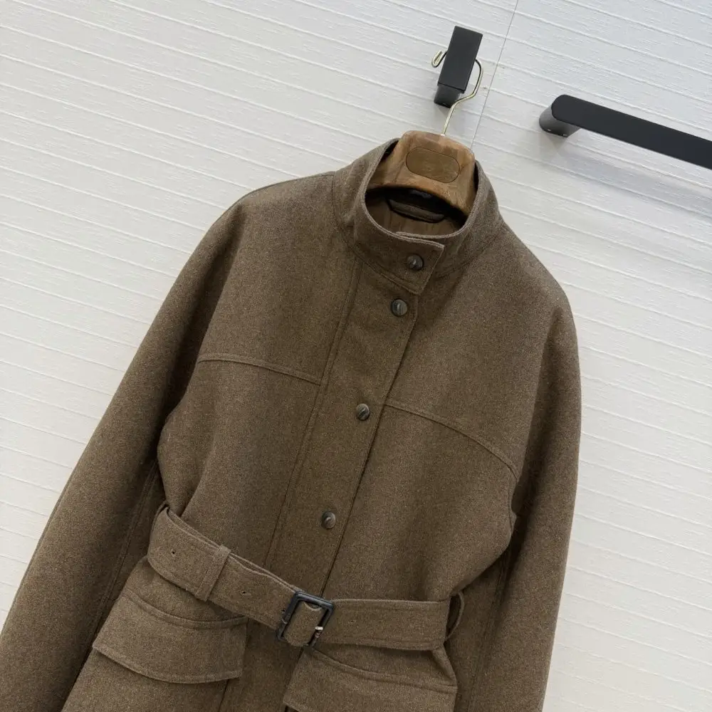 Loro Piana Куртка женская с воротником-стойкой — Фото 2