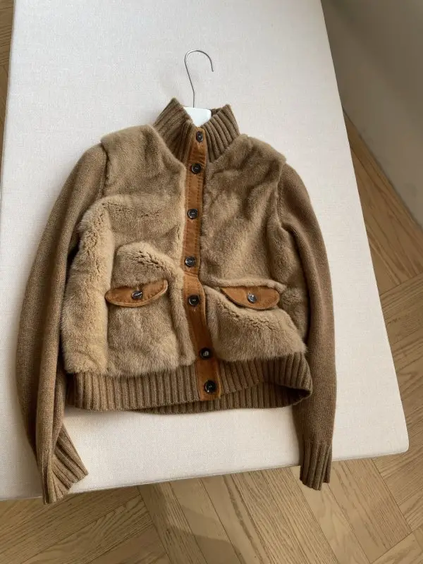 Loro Piana — Jacket women's of cashmere and норкового fur