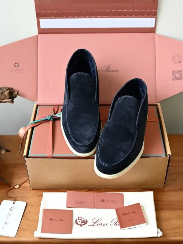 Loro Piana — Лоферы чоловічі на хутрі зимові