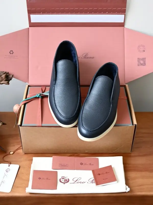 Loro Piana — Лоферы чоловічі на хутрі зимові