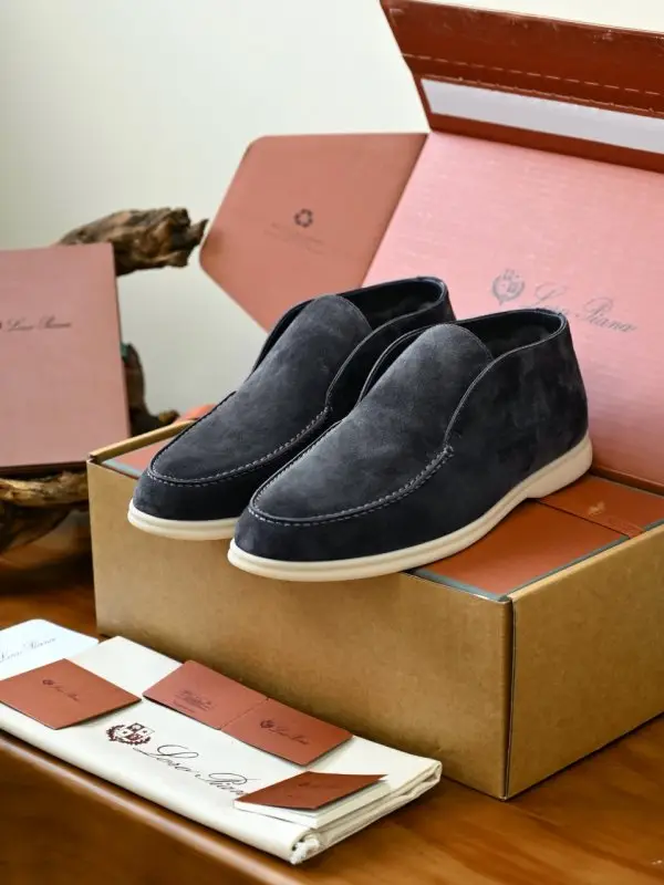 Loro Piana Лоферы чоловічі на хутрі зимові — Фото 2