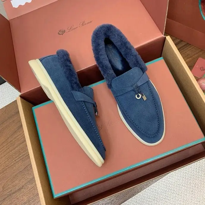 Loro Piana — Лоферы на хутрі жіночі