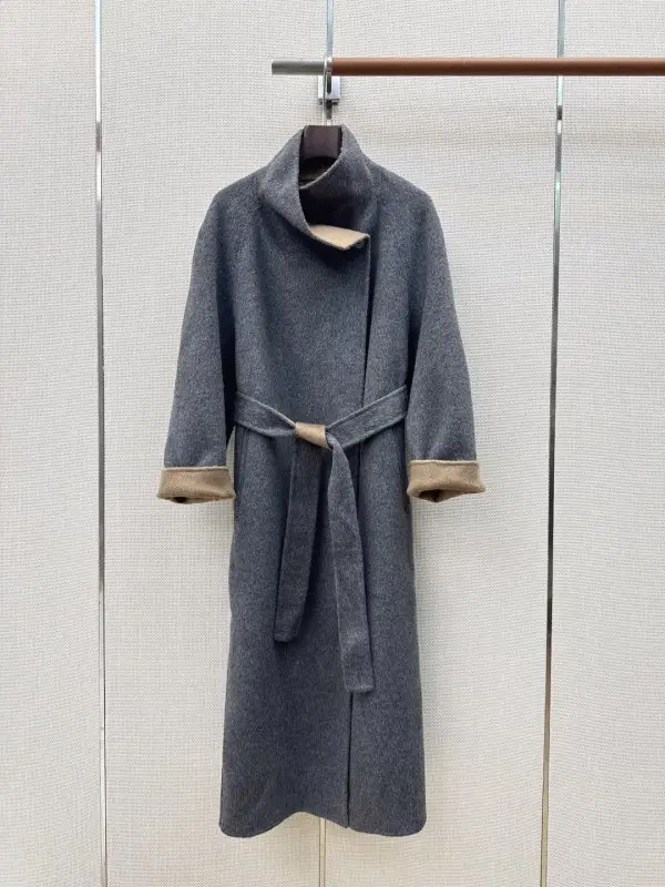 Loro Piana — Длинное двустороннее шерстяное пальто
