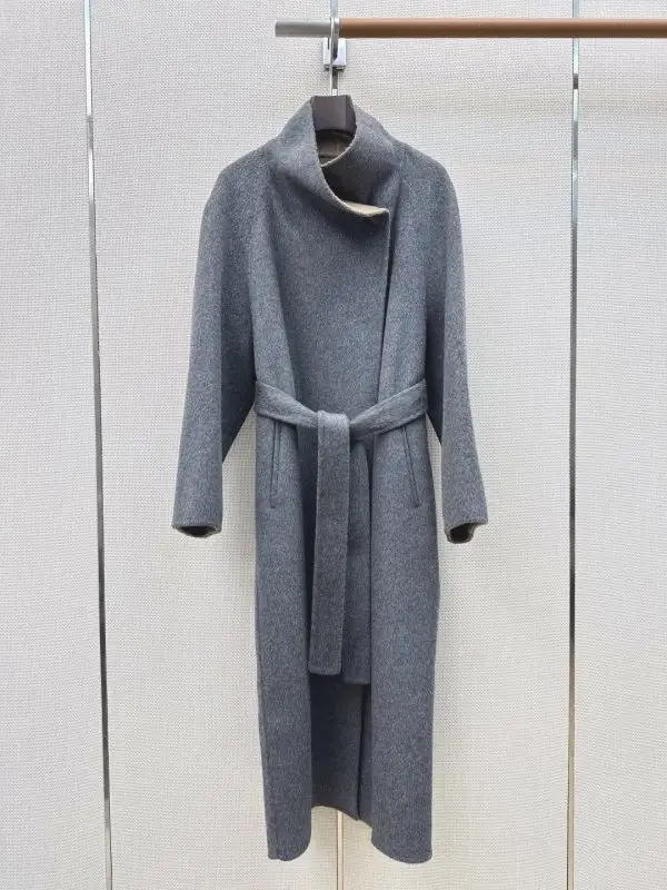Loro Piana Long bilateral wool coat — Photo 2