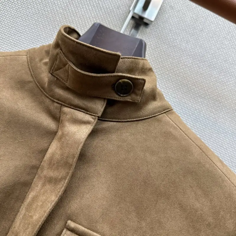 Loro Piana Luxury suede jacket Luxury Outfit — Photo 4
