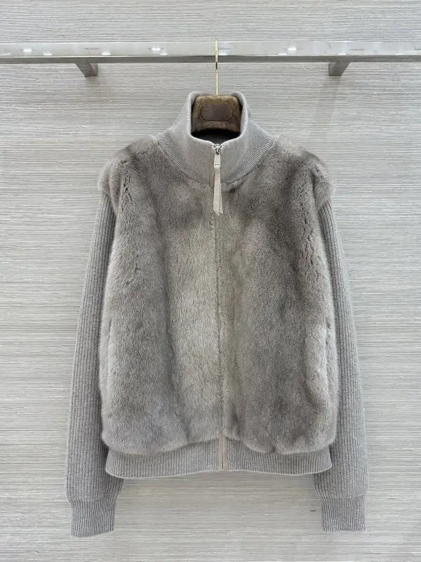 Loro Piana — Розкішна жіноча куртка з норки і кашеміру