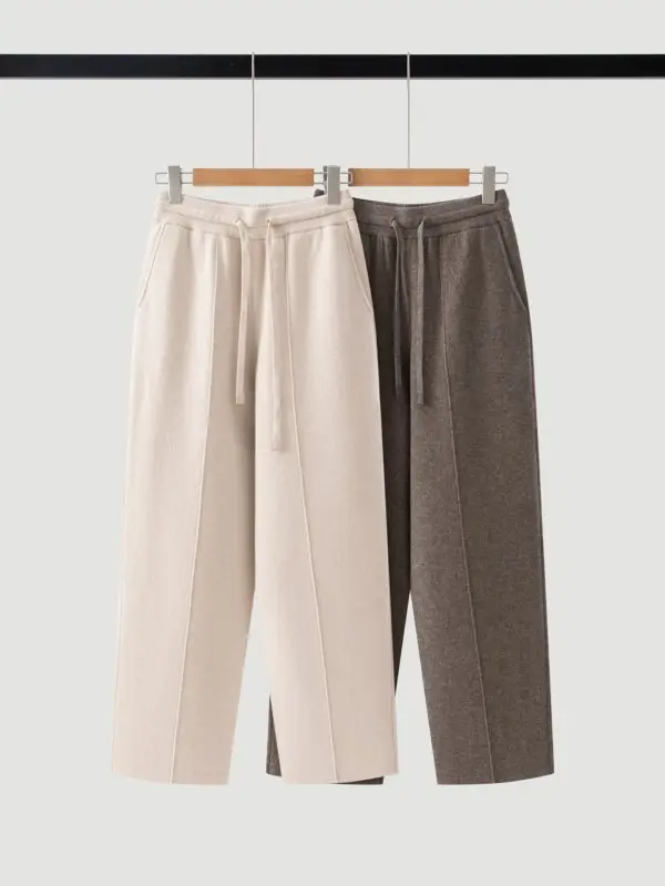 Loro Piana — Pants direct cut of cashmere and wool