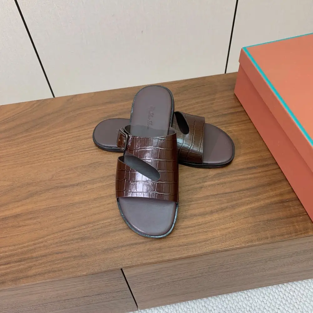 Loro Piana Шльопанці чоловічі — Фото 4