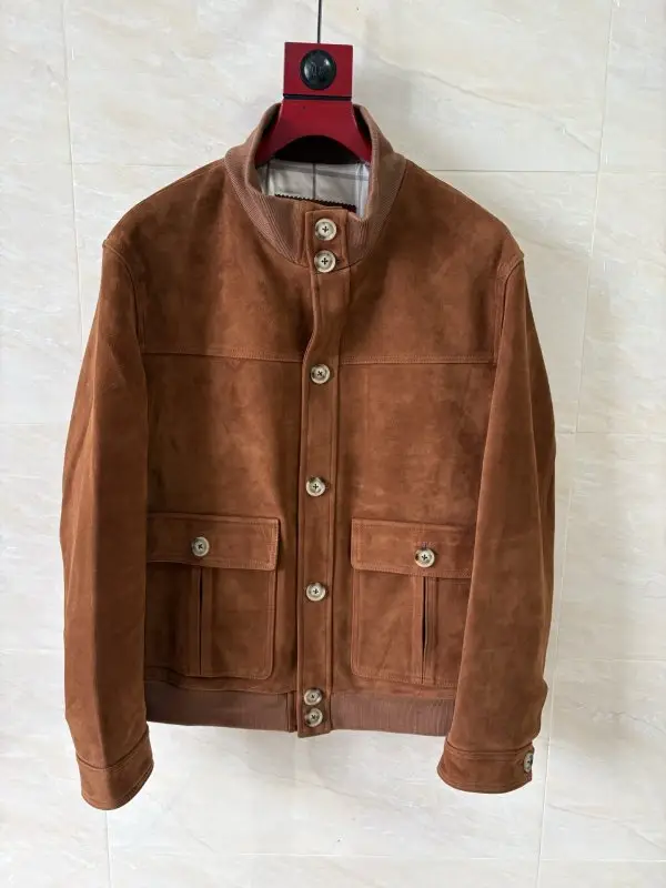 Loro Piana — Замшевая мужская куртка