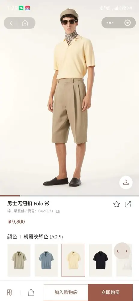 Loro Piana T-shirt men's — Photo 3