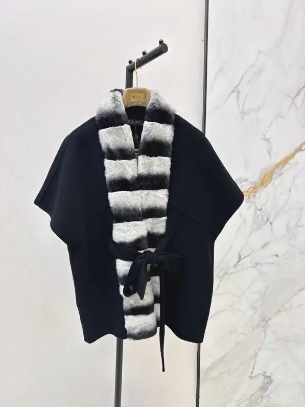 Loro Piana — Двостороння вовняна накидка-пальто