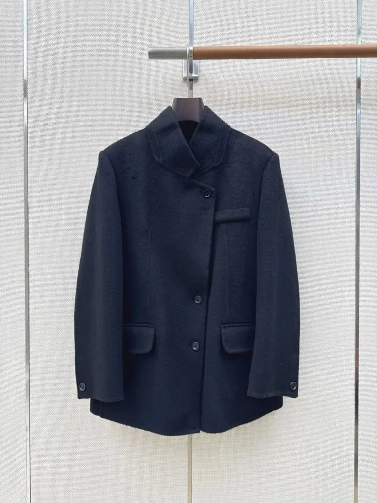 Loro Piana — Двухстороннее шерстяное пальто с лацканами