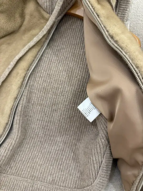 Loro Piana Жилетка вовняна з норковым хутром — Фото 5