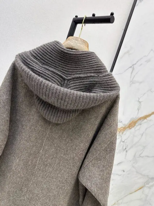Loro Piana Женское однобортное шерстяное пальто — Фото 5