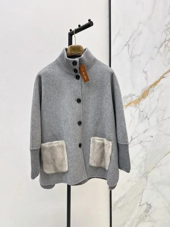 Loro Piana — Wool coat from fur mink