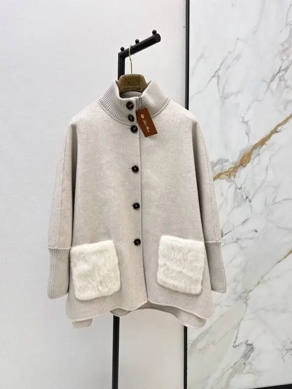 Loro Piana — Вовняне пальто з хутряним норки