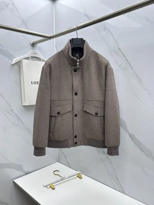 Loro Piana — Woolen winter jacket on feathers