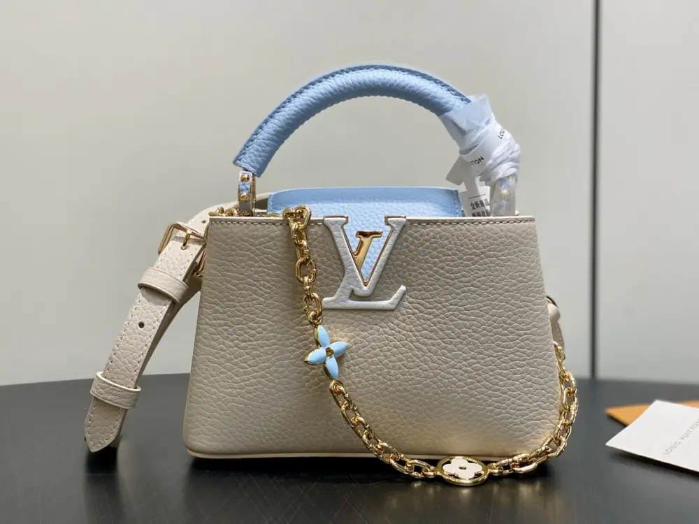 Louis Vuitton — A bag Capucines leather 21 cm