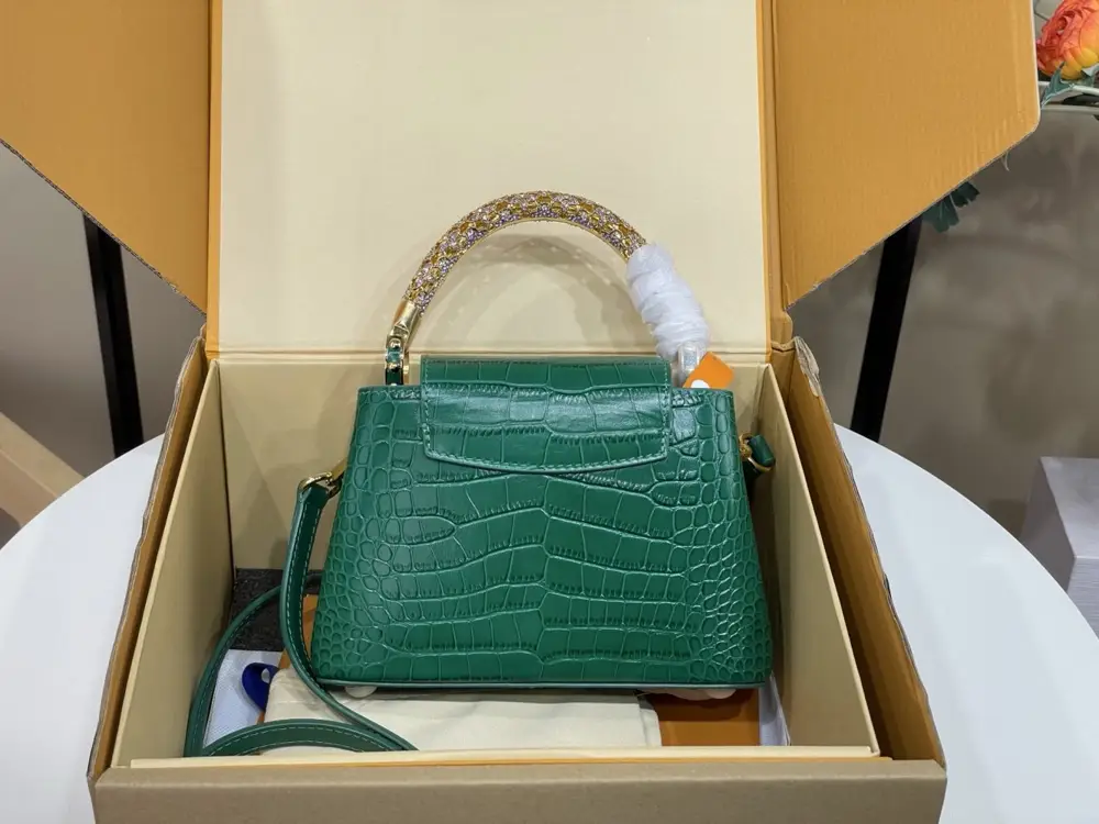 Louis Vuitton Сумка Capucines шкіряна 21 см — Фото 2