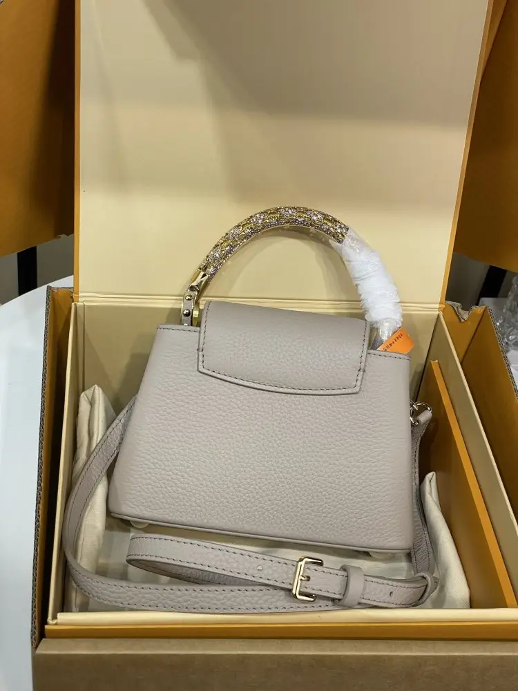 Louis Vuitton Сумка Capucines шкіряна 21 см — Фото 3