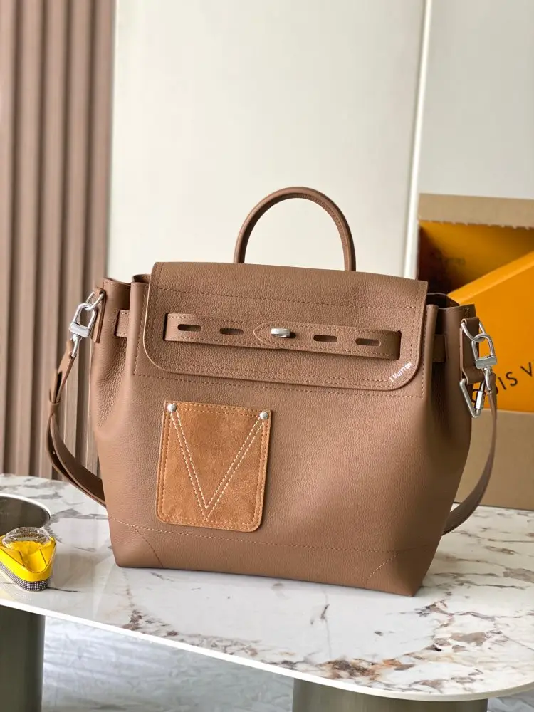 Louis Vuitton — Сумка Steamer 30 чоловіча шкіряна