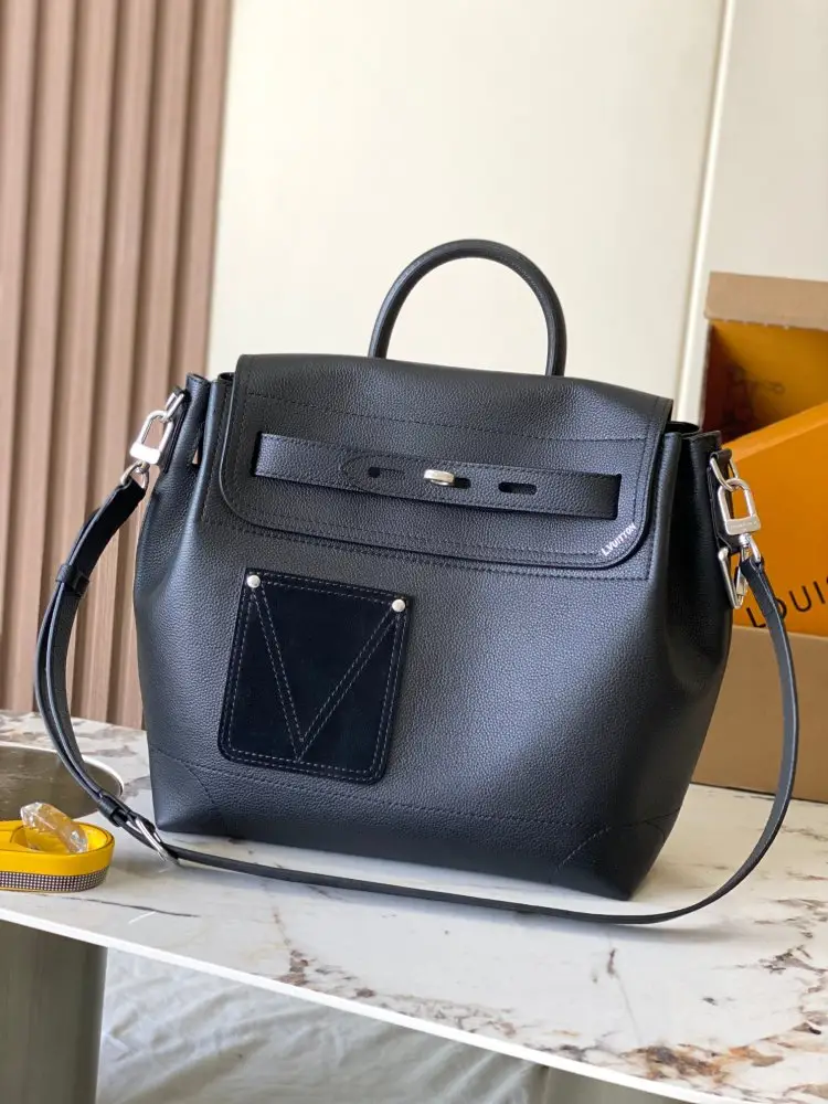 Louis Vuitton — Сумка Steamer 30 чоловіча шкіряна