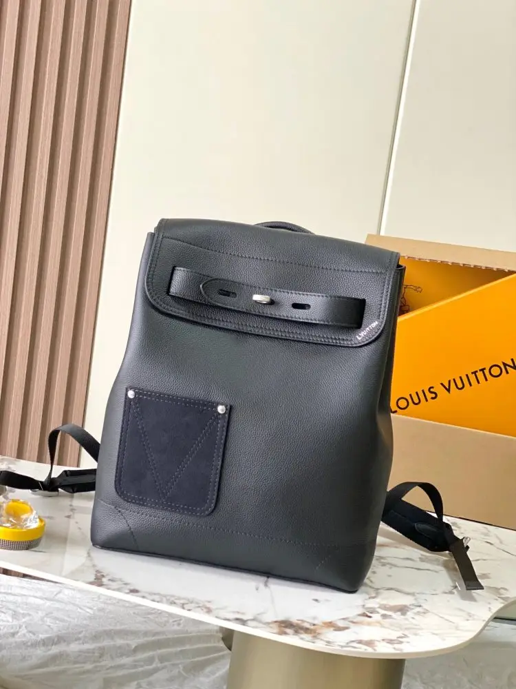 Louis Vuitton — Сумка Steamer 31 см чоловіча шкіряна