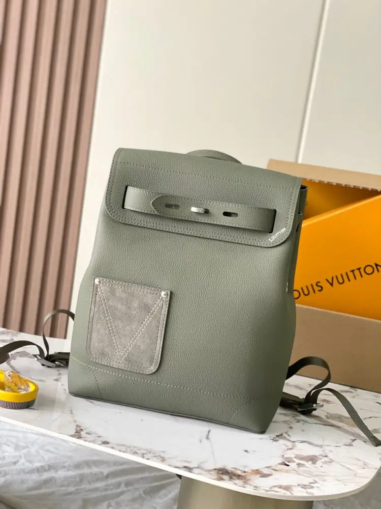 Louis Vuitton — Сумка Steamer 31 см мужская кожаная
