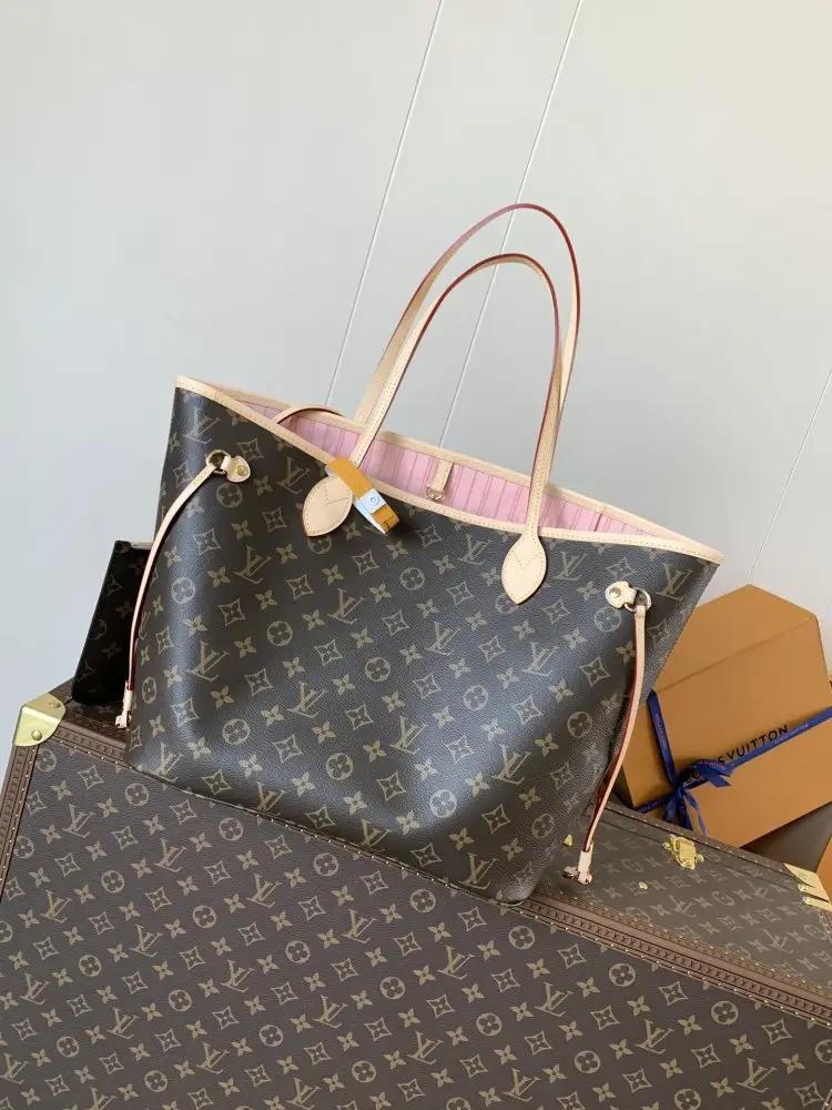 Louis Vuitton Сумка тоут Neverfull 31 см з канваса Damier Ebene — Фото 1