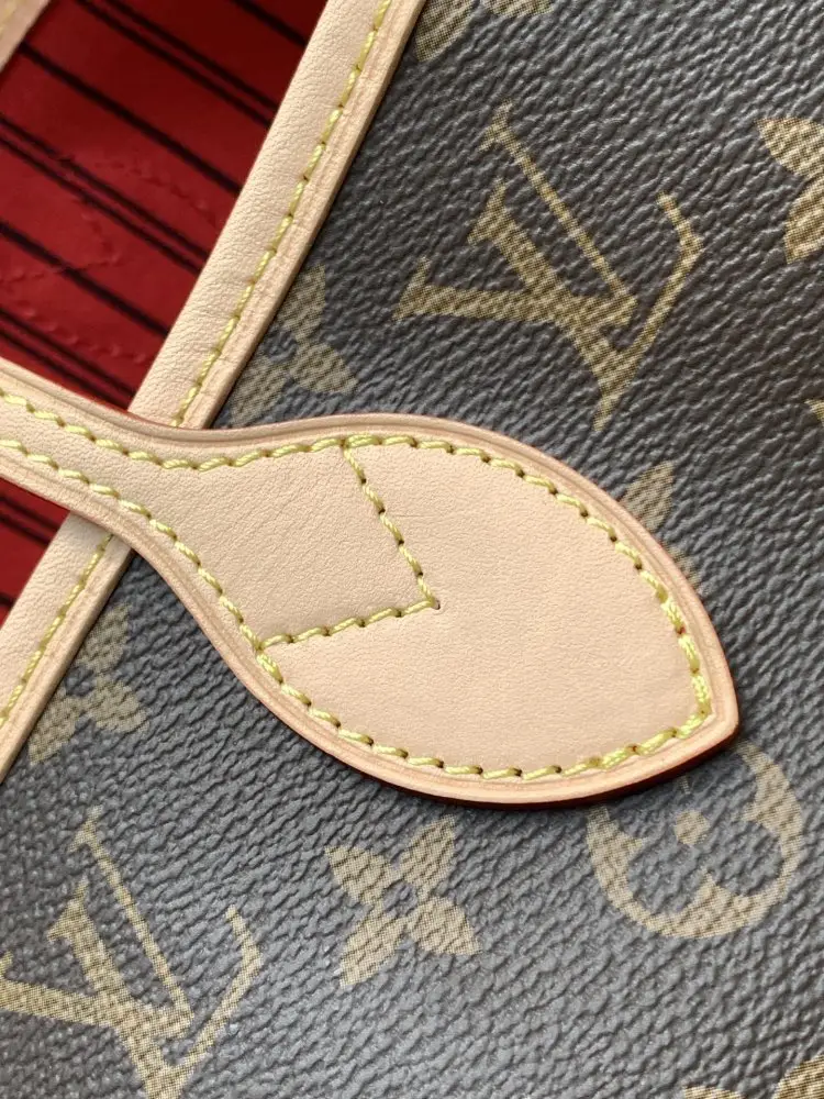 Louis Vuitton Сумка тоут Neverfull 31 см з канваса Damier Ebene — Фото 5