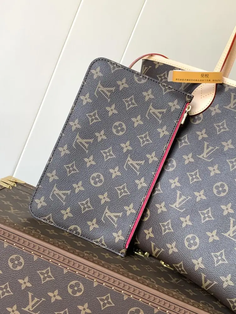 Louis Vuitton Сумка тоут Neverfull 31 см з канваса Damier Ebene — Фото 5