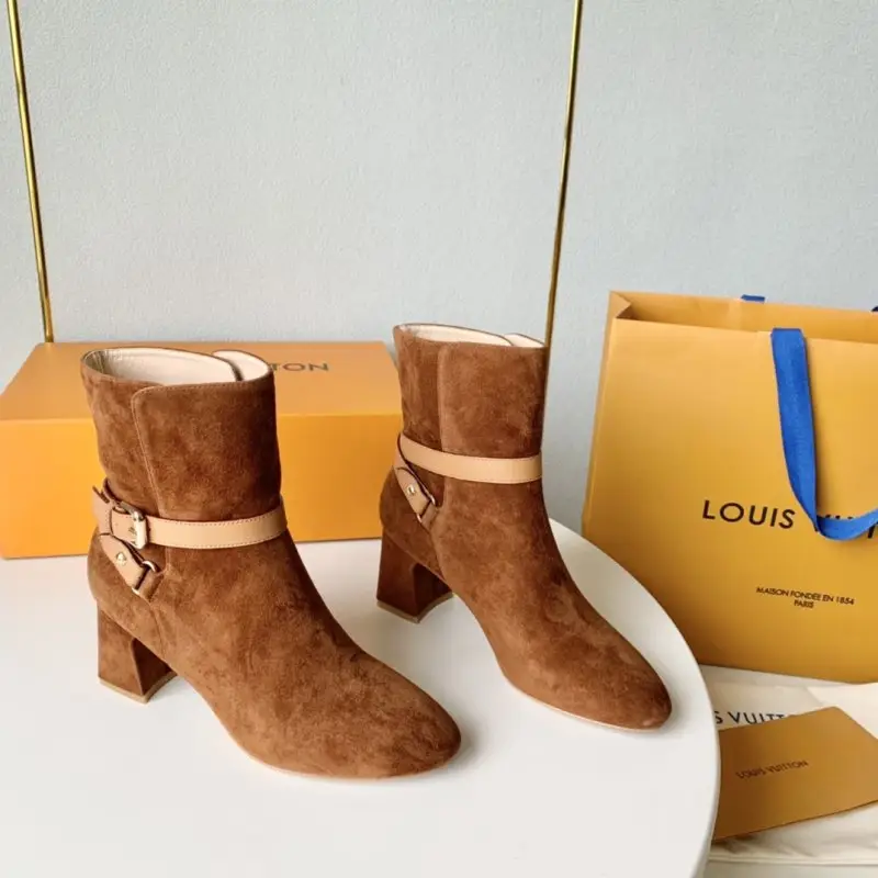 Louis Vuitton Ботильоны на высоком каблуке — Фото 4