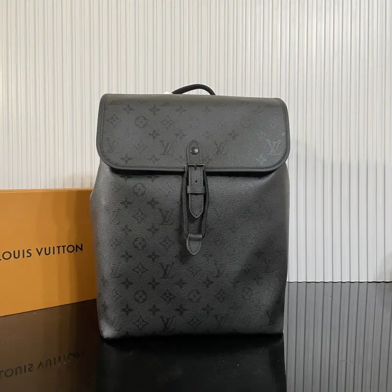 Louis Vuitton — Рюкзак Flaneur 30 см з канваса Monogram Midnight