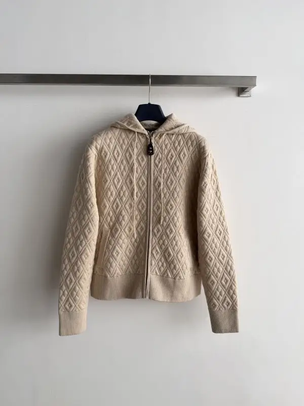 Louis Vuitton — Cardigan from hood