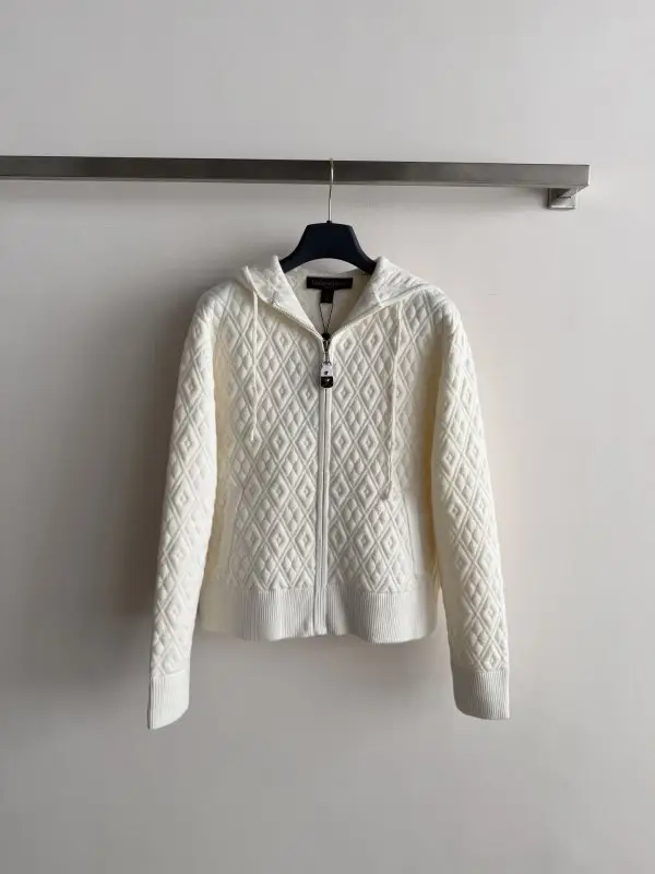 Louis Vuitton — Cardigan from hood