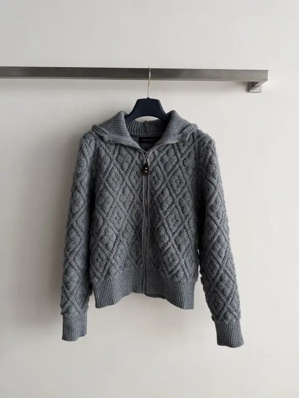 Louis Vuitton — Cardigan from hood