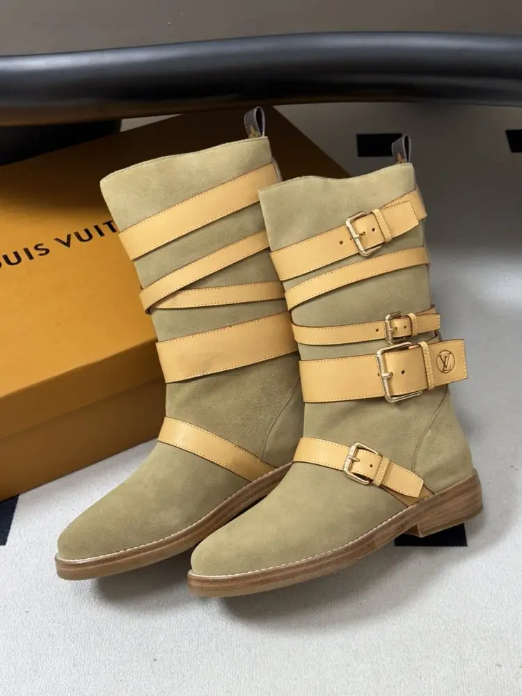 Louis Vuitton Високі чоботи з пряжкою LV AMIRAL — Фото 4