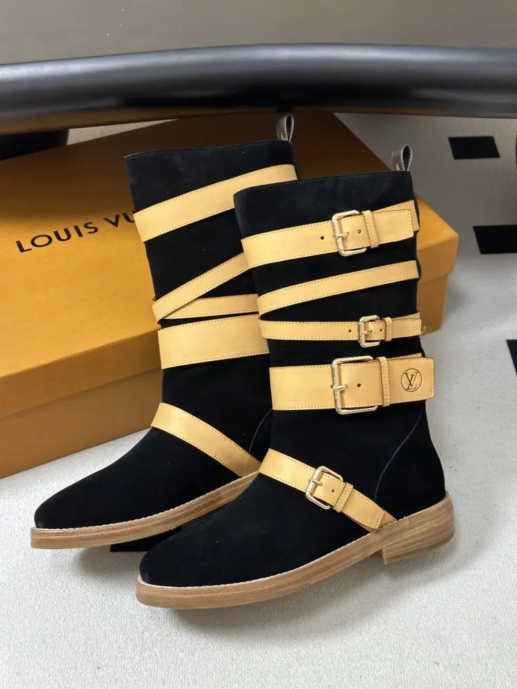 Louis Vuitton Високі чоботи з пряжкою LV AMIRAL — Фото 4