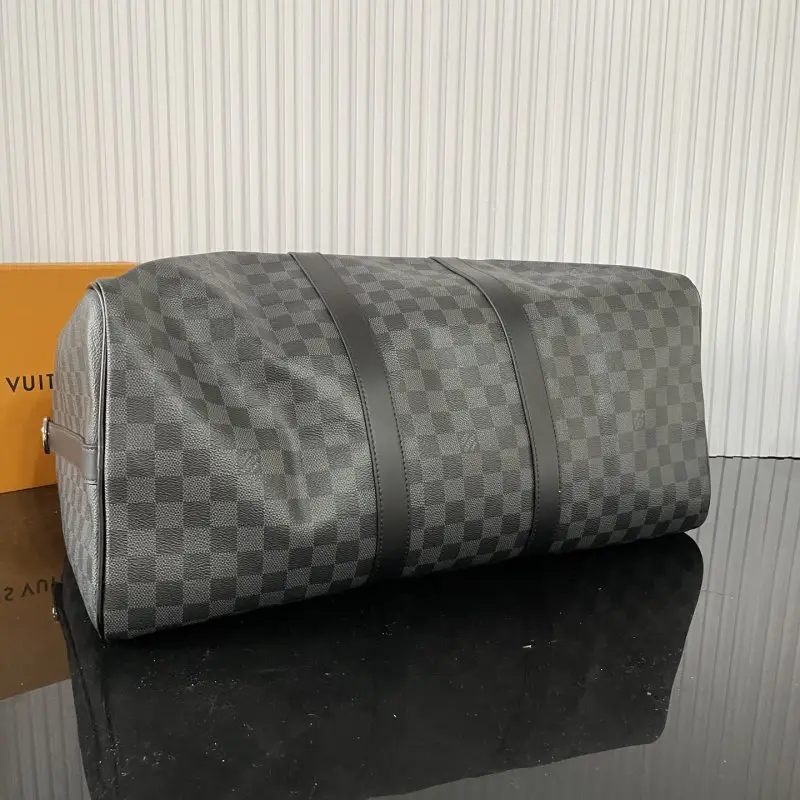 Louis Vuitton Дорожні сумка Keepall 45 з канваса Damier Graphite — Фото 4