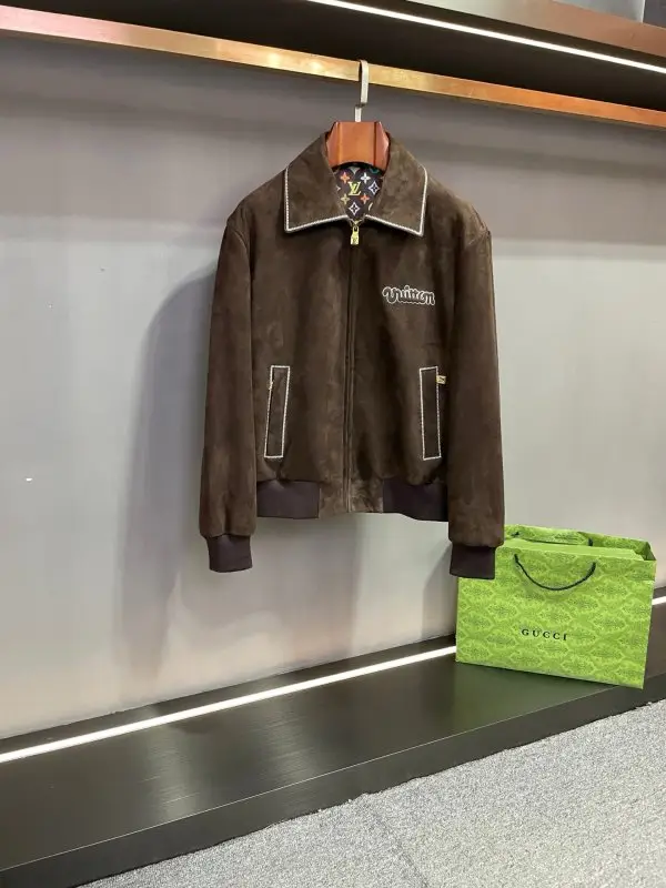 Louis Vuitton — Jacket-bomber leather men's