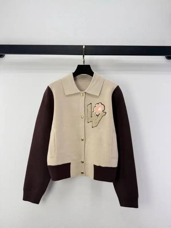 Louis Vuitton — Knitted cardigan from collar