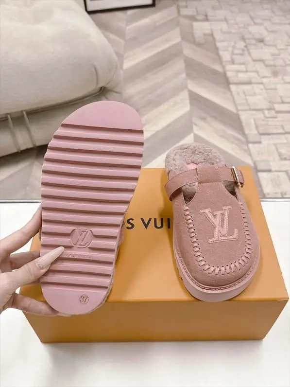 Louis Vuitton Мюли на меху женские — Фото 4